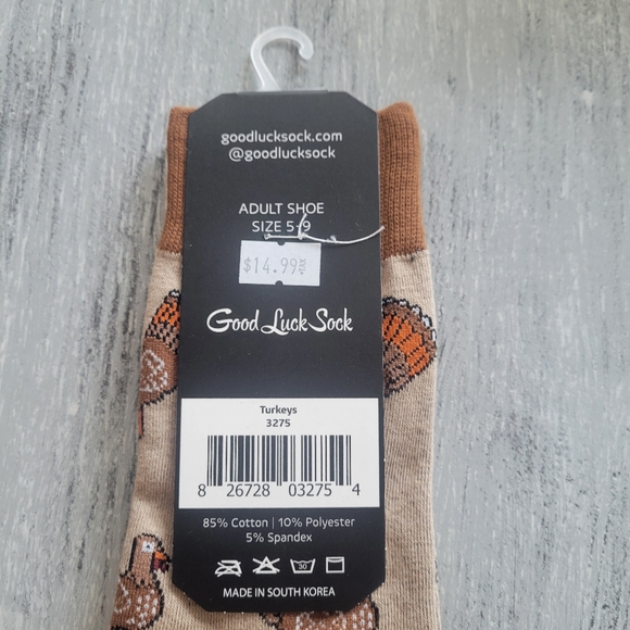 2/$15 Turkey Crew Socks - Picture 3 of 3